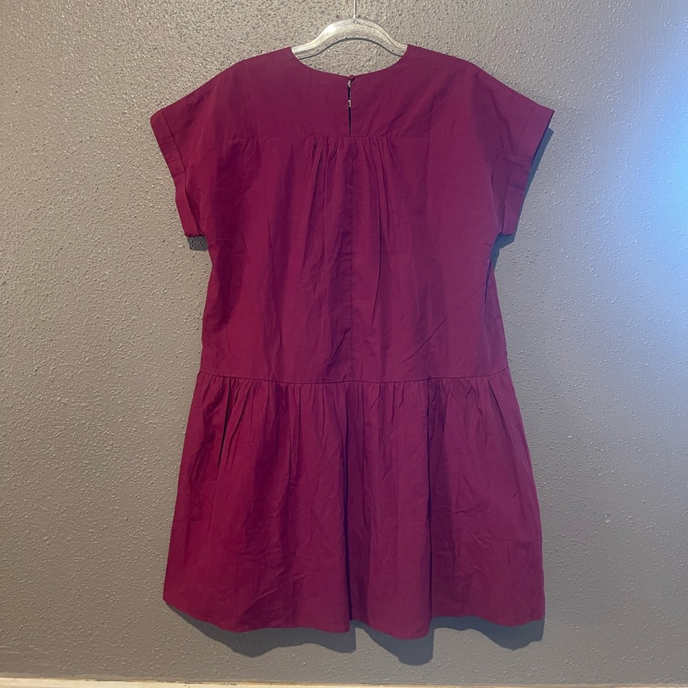 Pinch Cece Deep Red Short Sleeve Dress - Picture 5 of 7